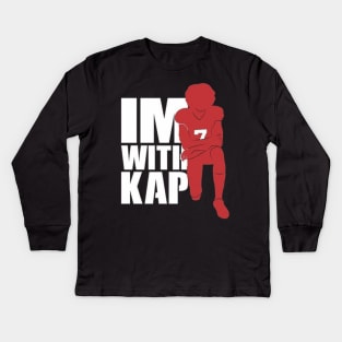 I'm with kap Kids Long Sleeve T-Shirt